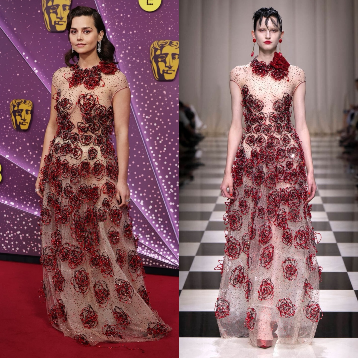 جينا كولمان في حفل بافتا 2026 (إنستغرام)