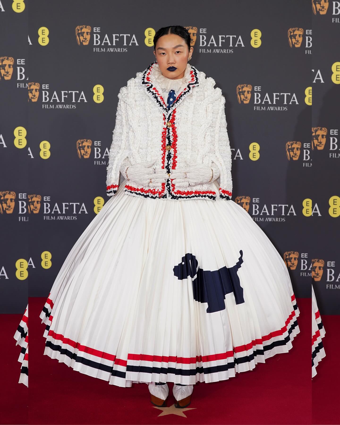 أودري نونا في حفل بافتا 2026 (إنستغرام)