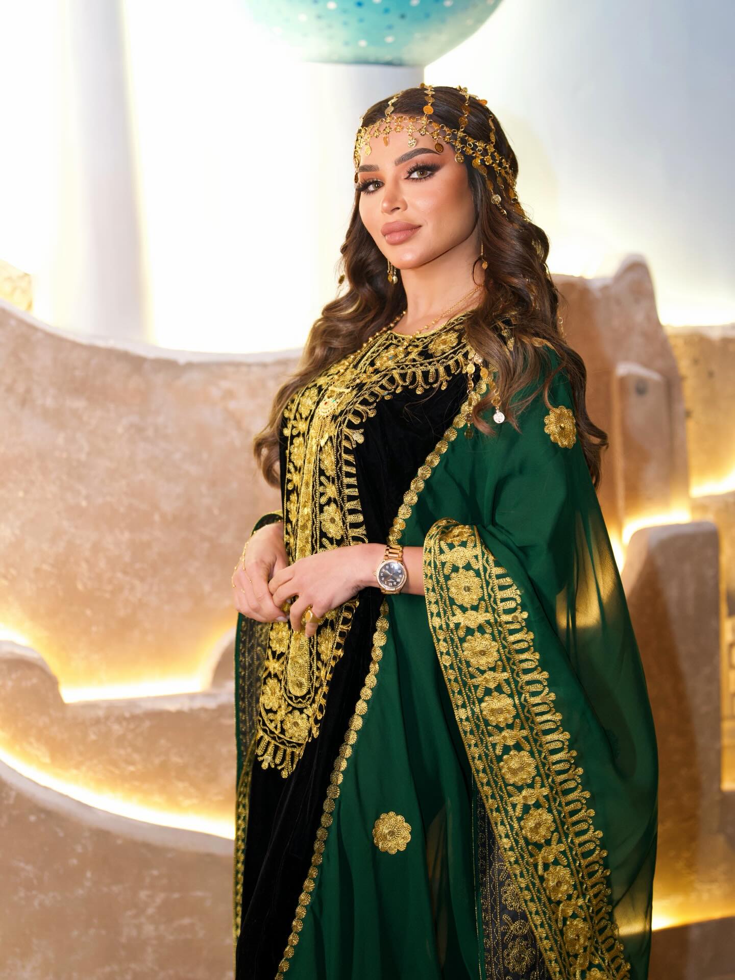 نهى نبيل بإطلالة تراثيّة في العيد الوطني الكويتيّ (إنستغرام)