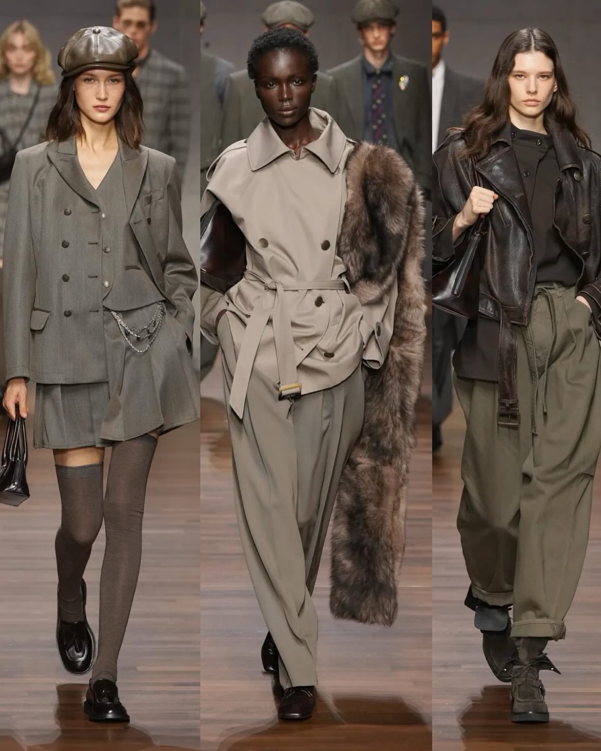 من عرض أمبوريو أرماني خريف وشتاء 2026/2027 للألبسة النسائيّة والرجاليّة (إنستغرام) 