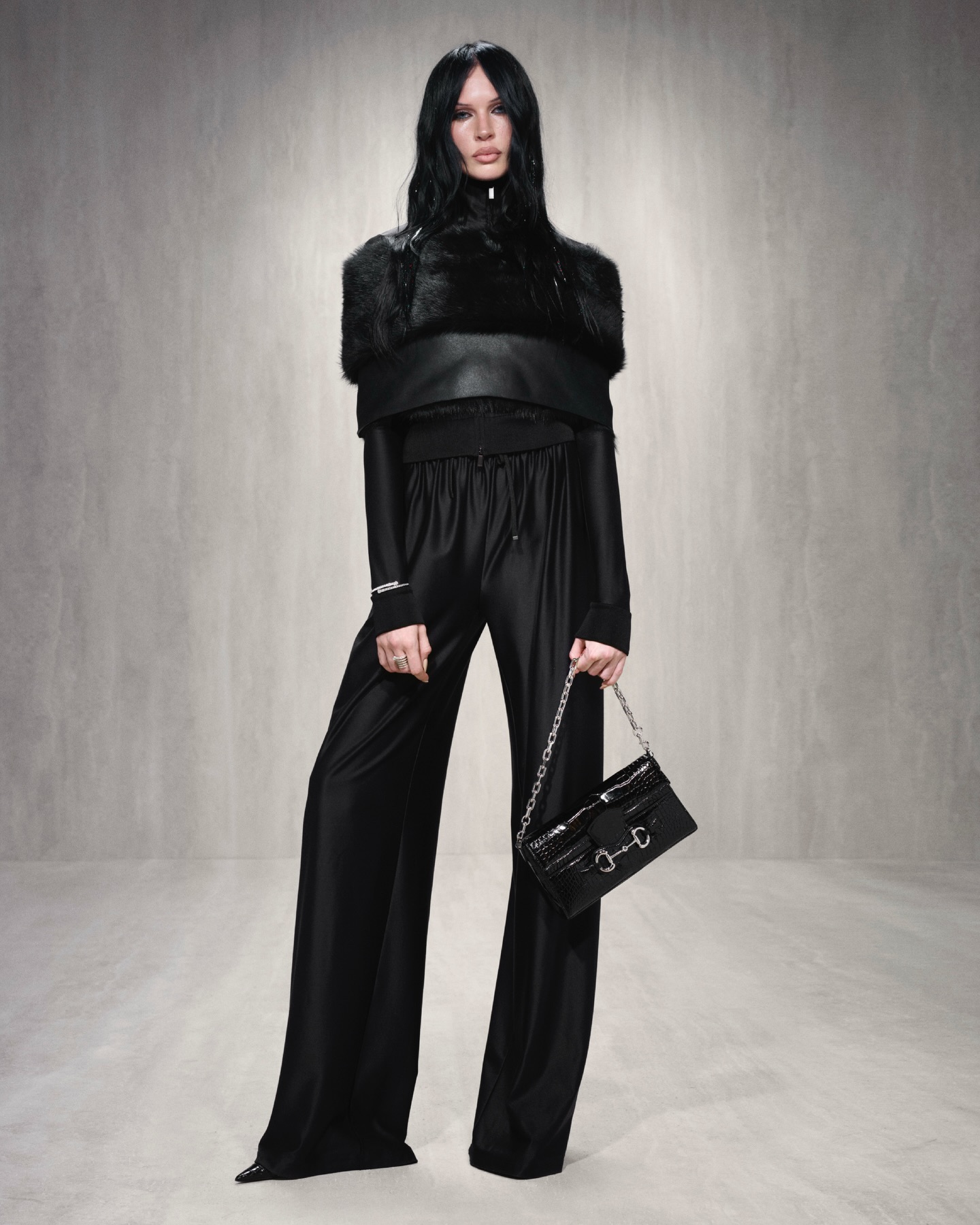 من عرض أزياء غوتشي لخريف وشتاء 2026/2027 (إنستغرام)