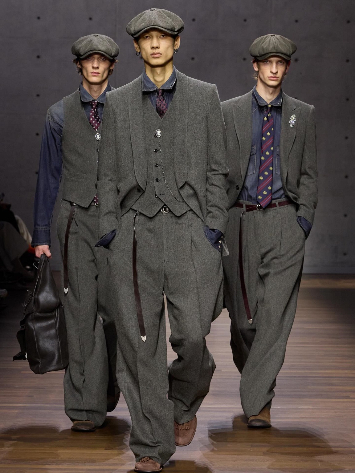 من عرض أمبوريو أرماني خريف وشتاء 2026/2027 للألبسة النسائيّة والرجاليّة (إنستغرام) 