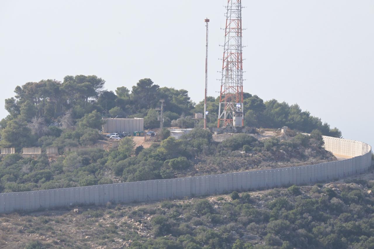 موقع إسرائيلي عند الحدود (نبيل اسماعيل).