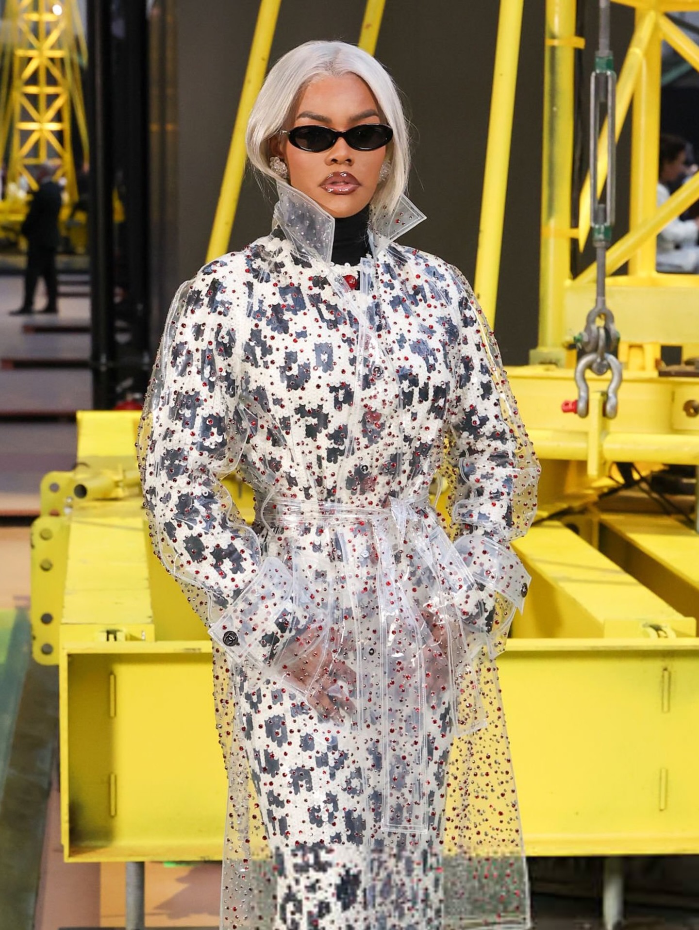 تيانا تايلور بعرض شانيل في باريس 2026 (إنستغرام)