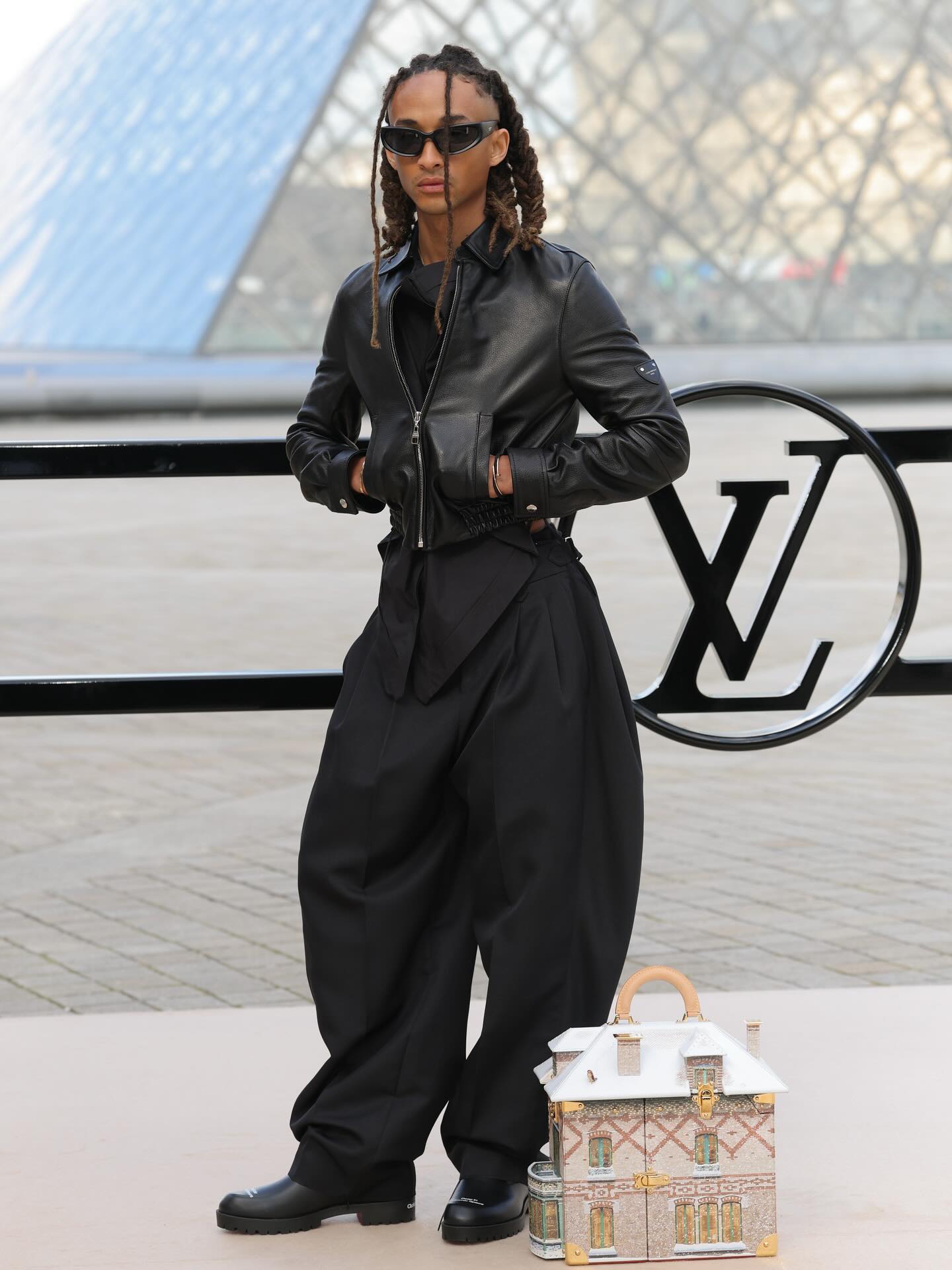 جيدن سميث في عرض لويس فويتون لخريف وشتاء 2026/2027 (إنستغرام)