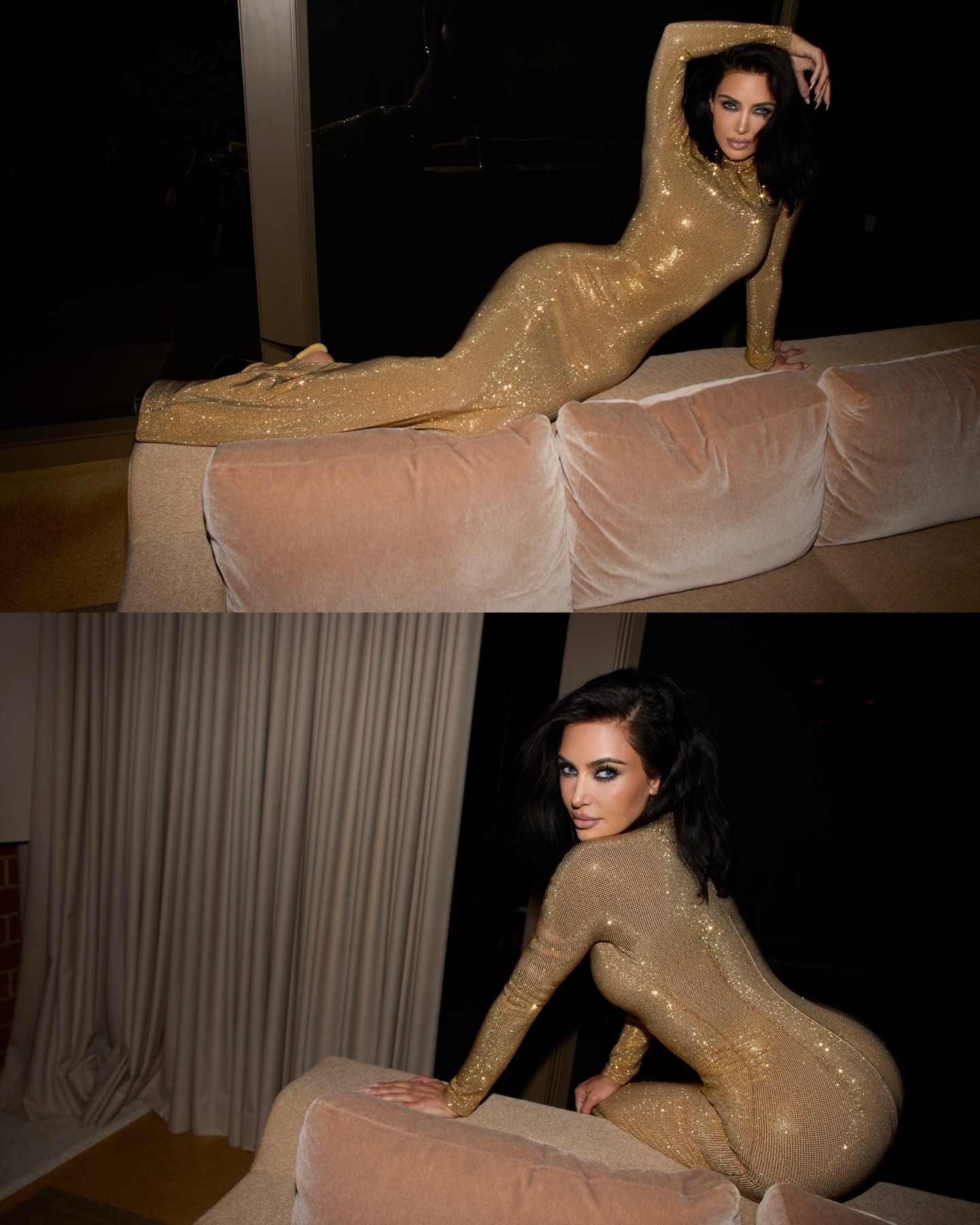 كيم كارداشيان بتصميم غوتشي (إنستغرام)