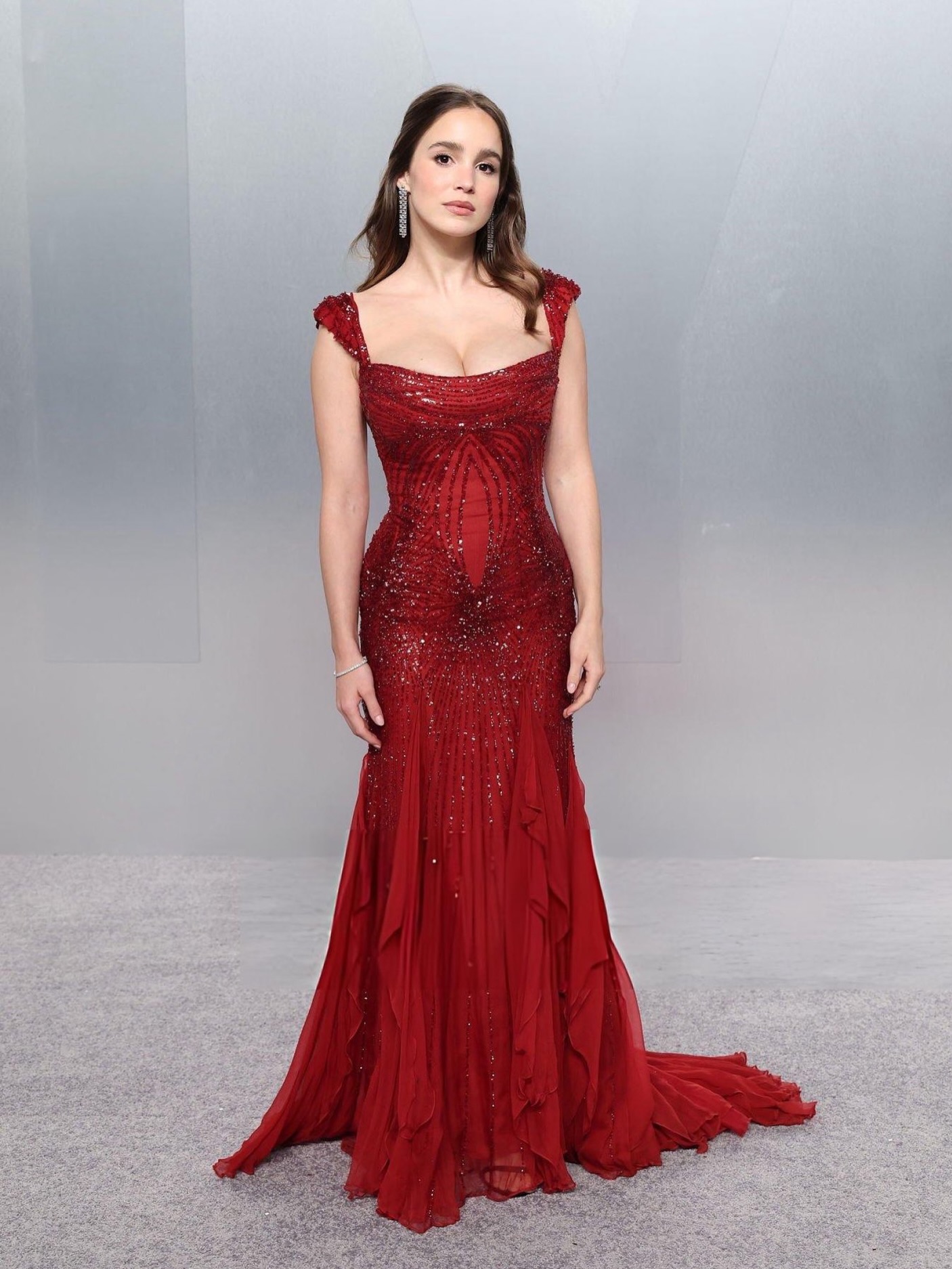 ألبا بابتيستا بتصميم إيلي صعب (إنستغرام)