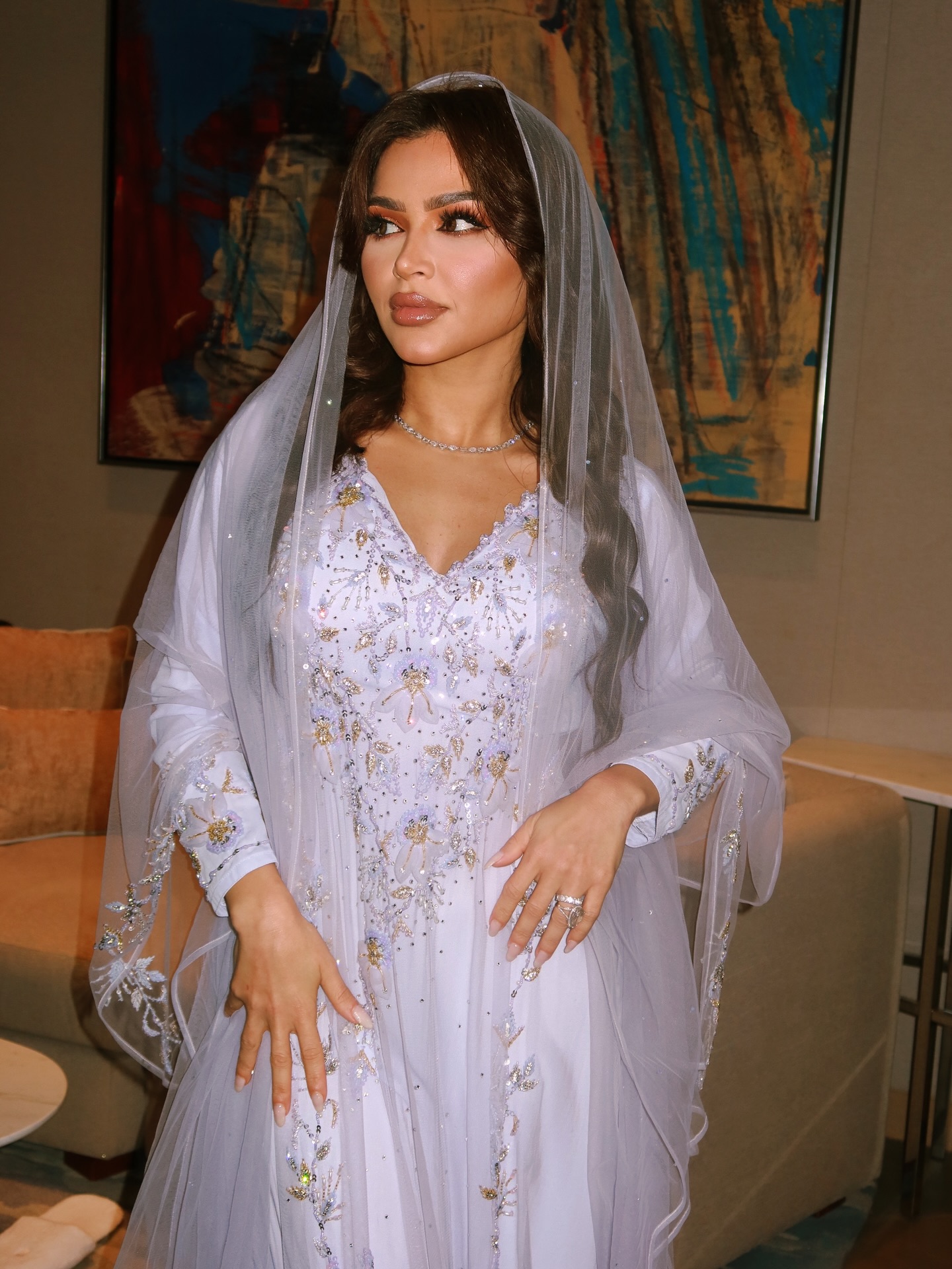 نهى نبيل بتصميم لينا وائل (إنستغرام)