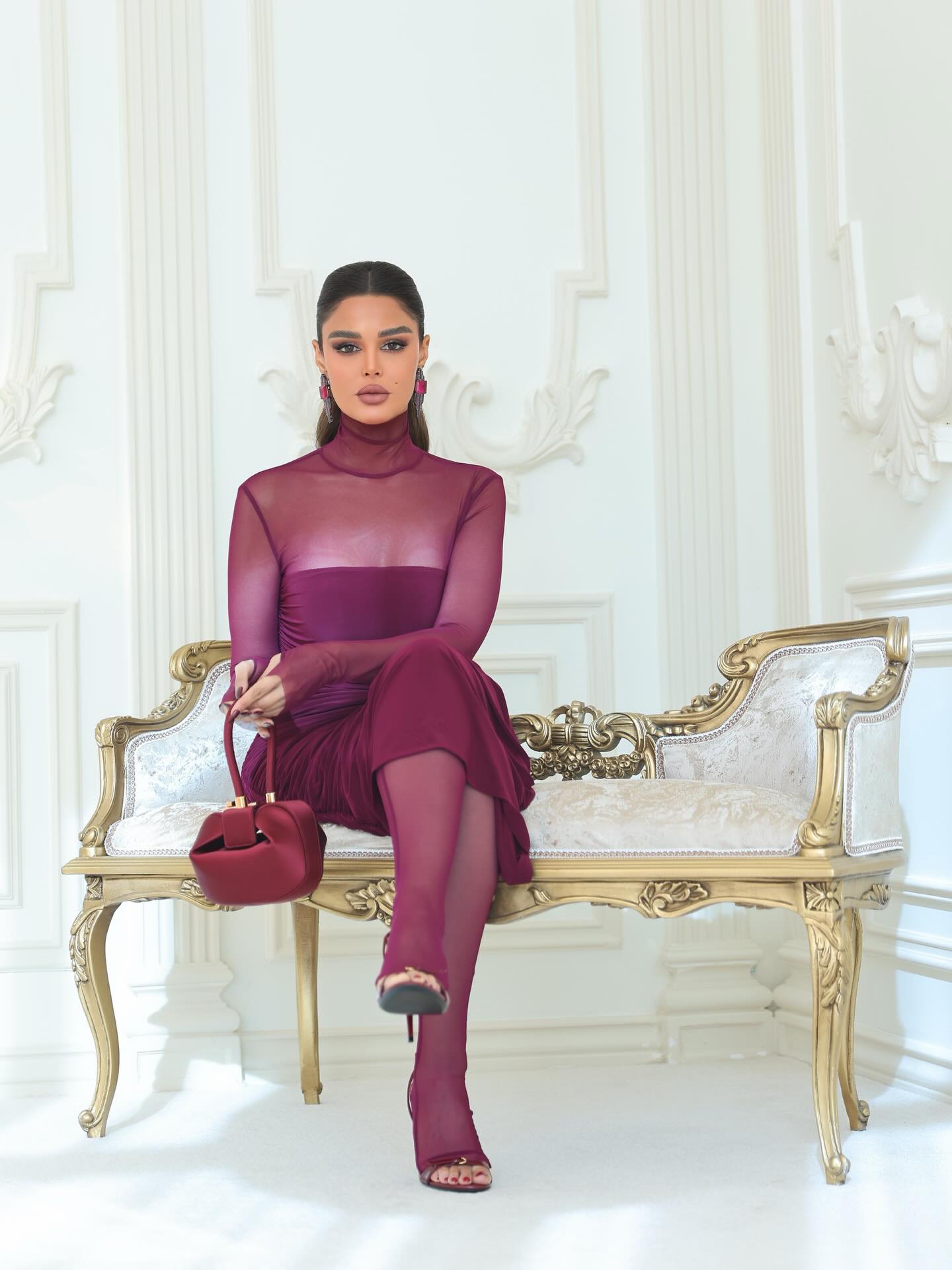 مريم رضا بتصميم نورما كمالي  (إنستغرام)