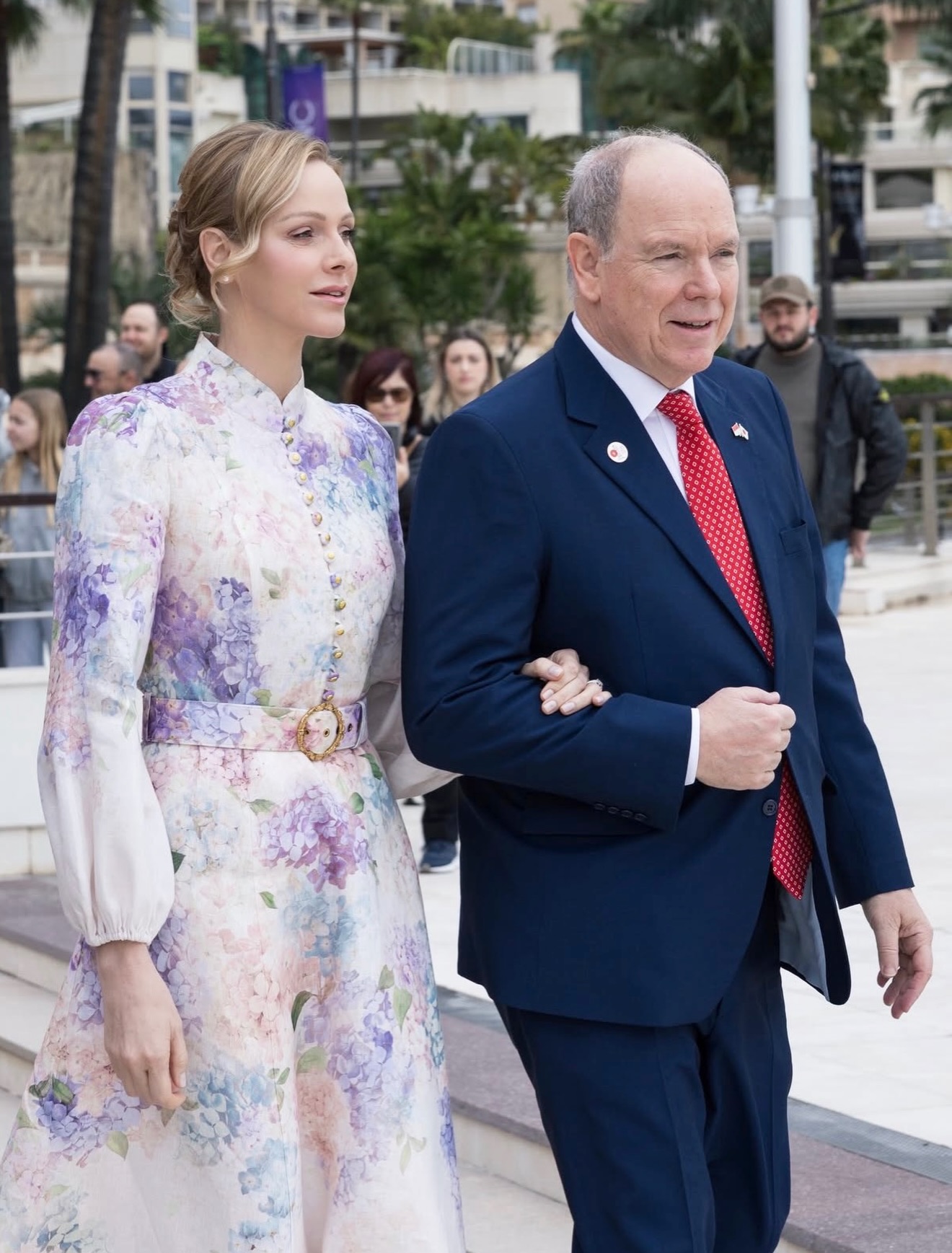 الأميرة شارلين والأمير ألبرت الثاني (إنستغرام)