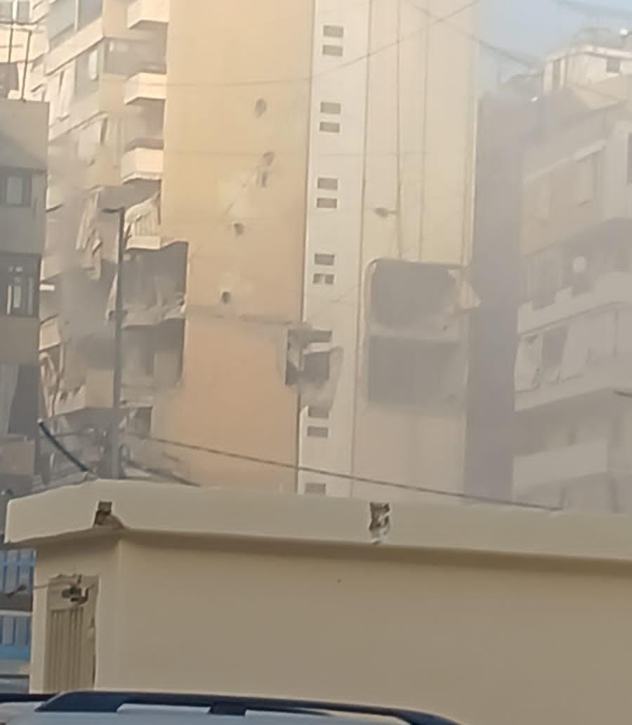 المبنى المستهدف (نبيل اسماعيل)