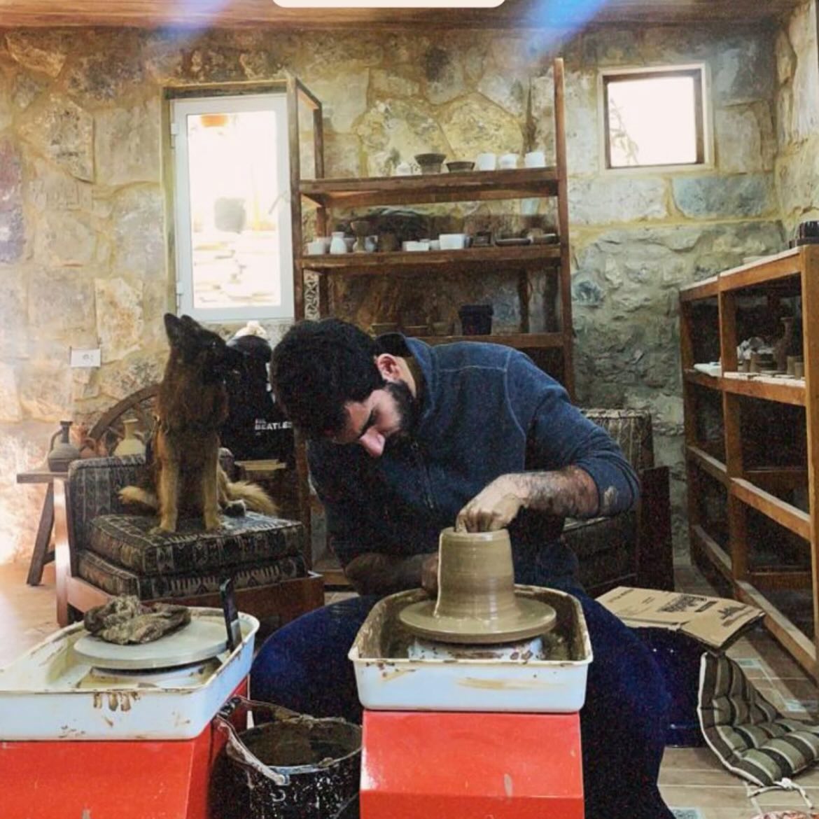 كريستوفر غصوب صانع فخار من لبنان (انستغرام)
