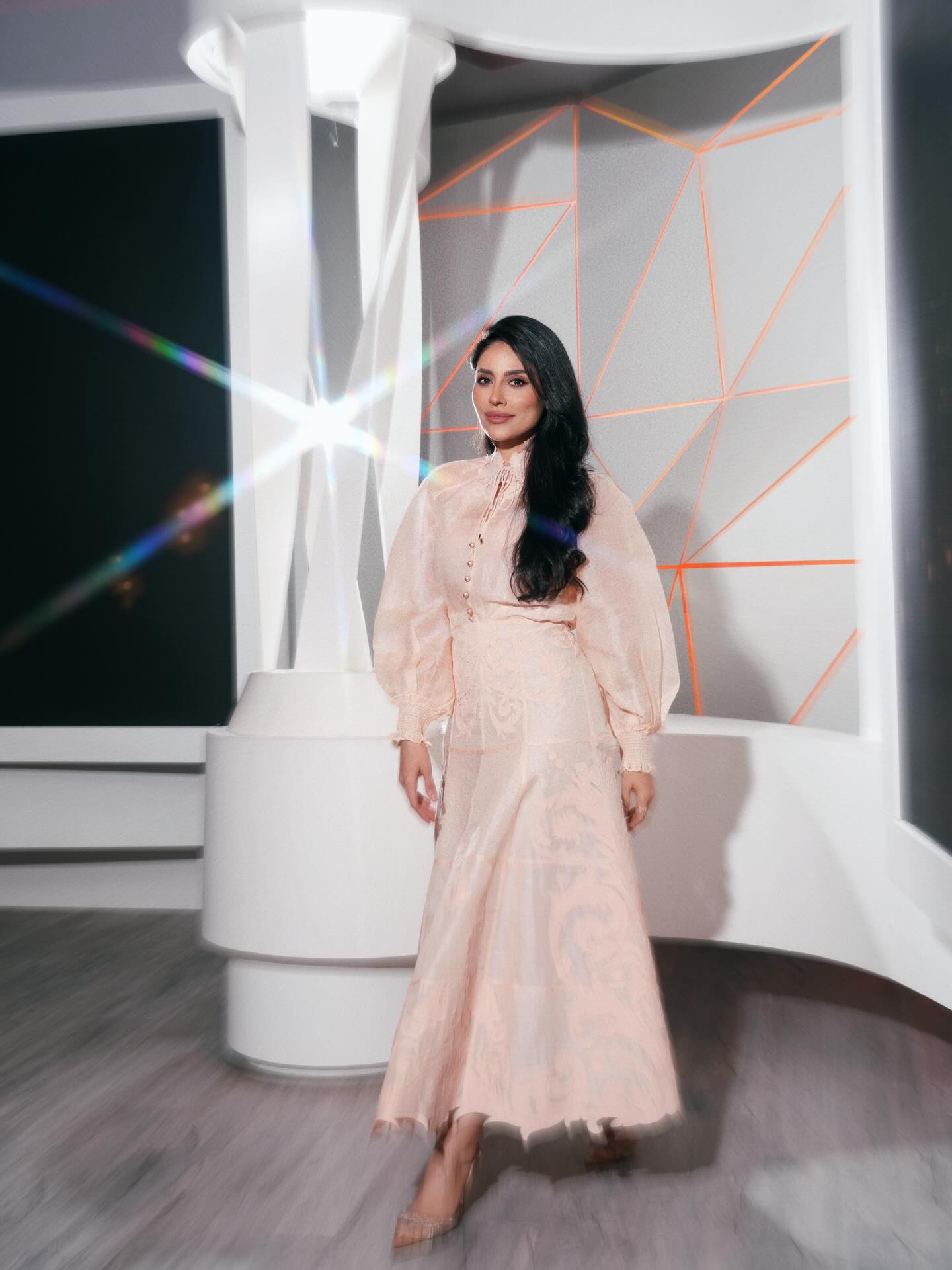 إلهام علي بتصميم زيمرمان (إنستغرام)