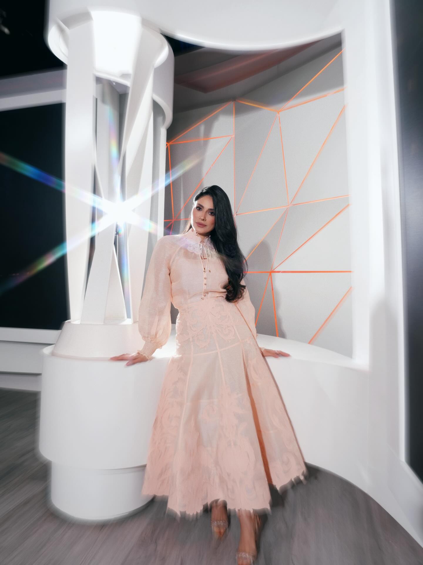 إلهام علي بتصميم زيمرمان (إنستغرام)