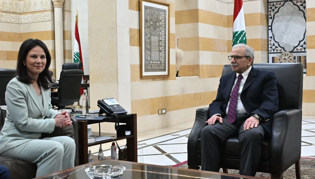 سلام استقبل وزيرة خارجية ألمانيا: توطيد الاستقرار في لبنان يبدأ من الجنوب