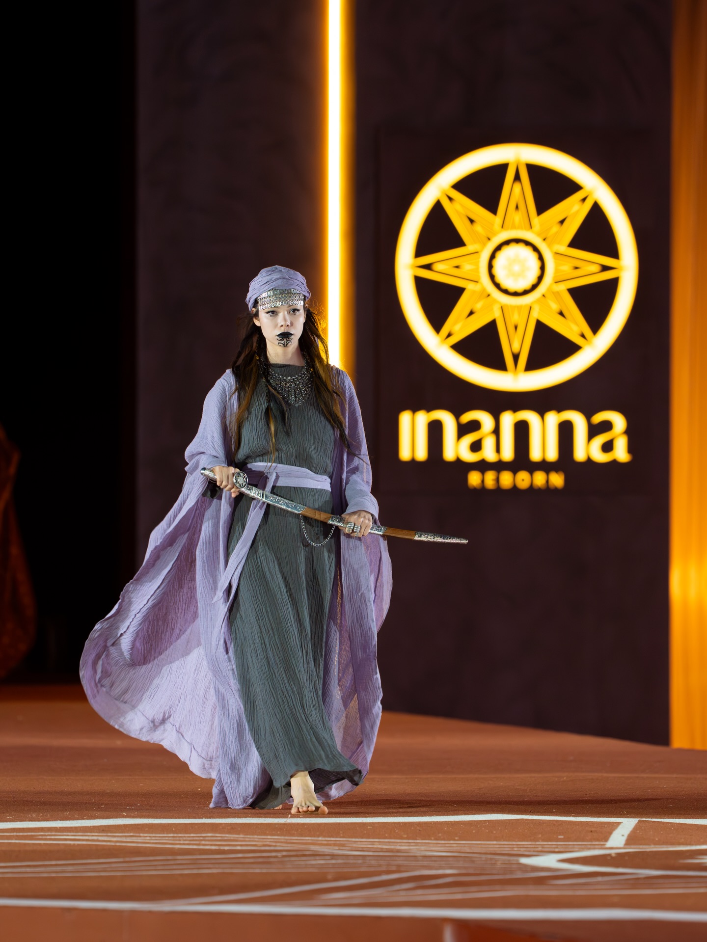 من عرض إنانا في صحراء مليحة (إنستغرام)