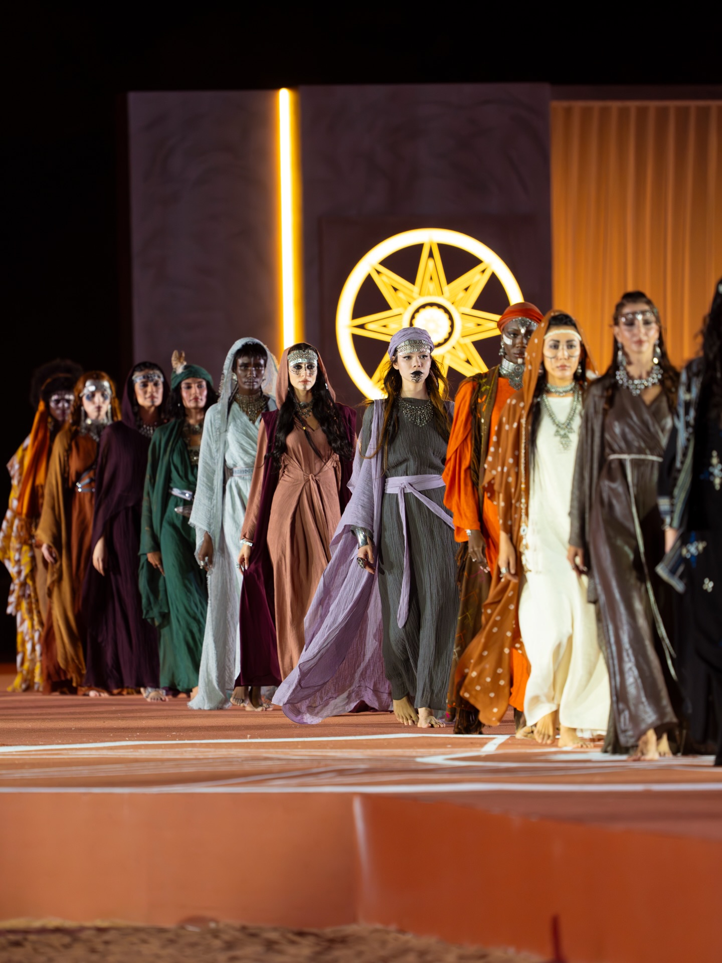 من عرض إنانا في صحراء مليحة (إنستغرام)