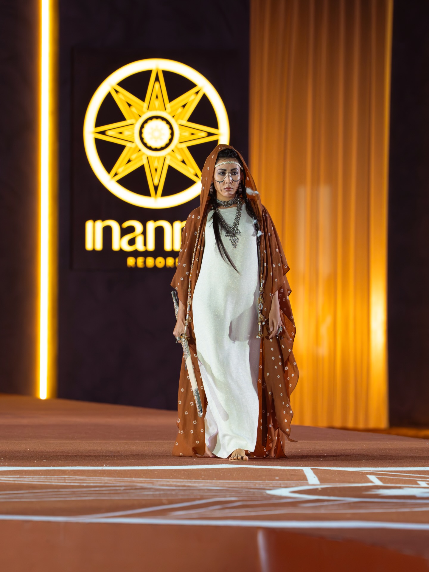 من عرض إنانا في صحراء مليحة (إنستغرام)