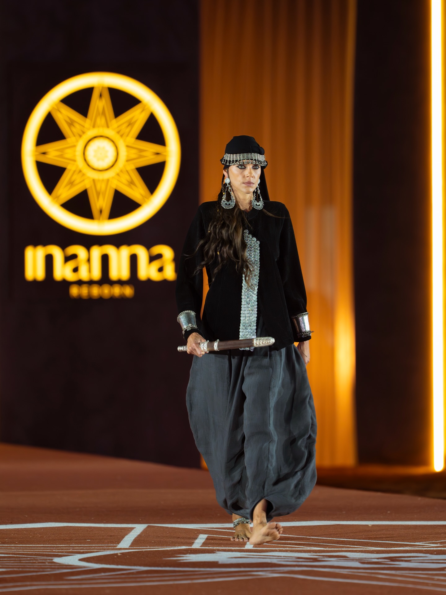 من عرض إنانا في صحراء مليحة (إنستغرام)