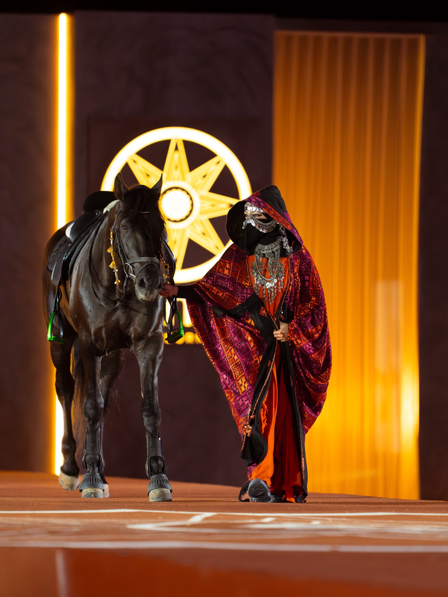 من عرض إنانا في صحراء مليحة (إنستغرام)