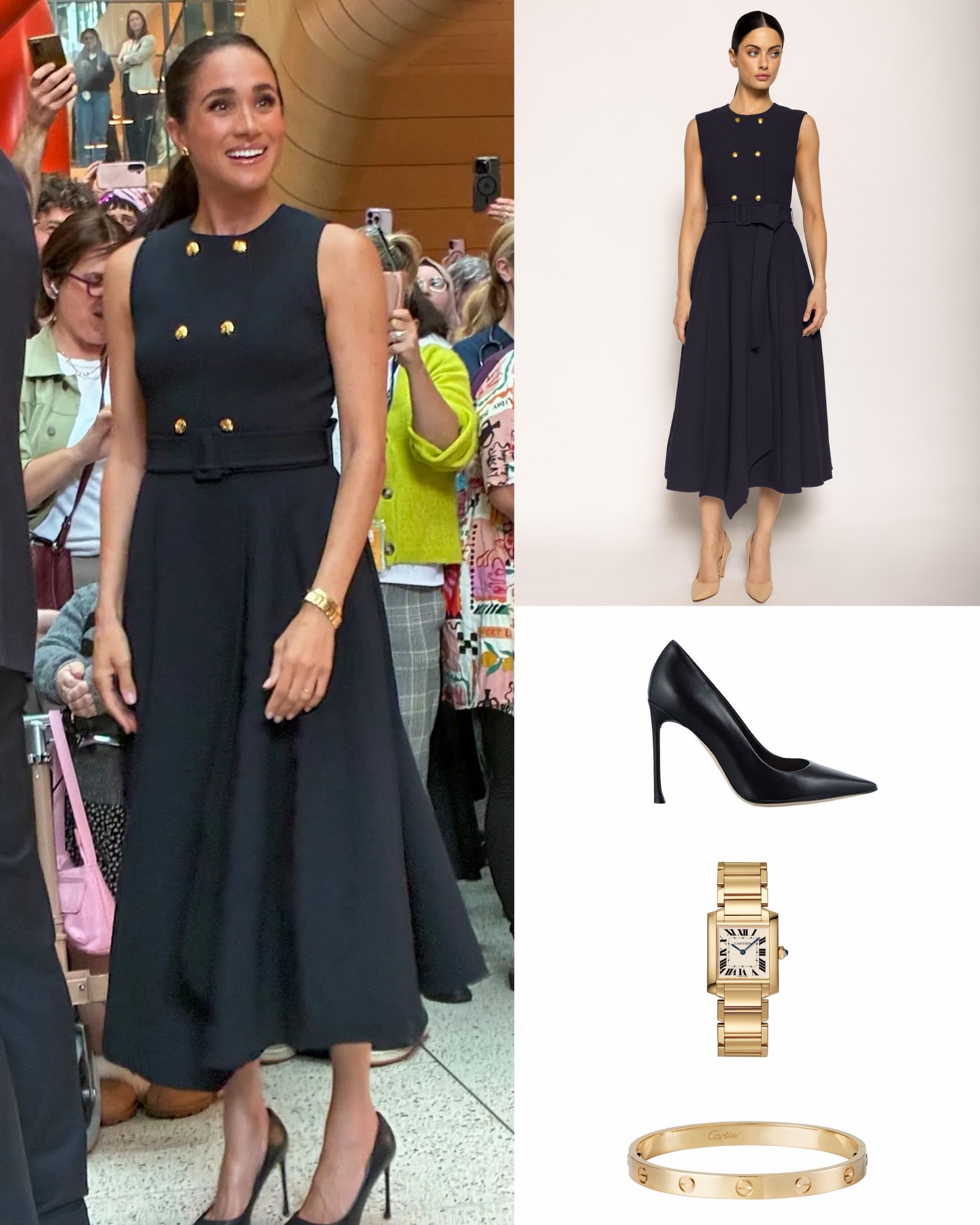 تفاصيل إطلالة ميغان ماركل (إنستغرام)