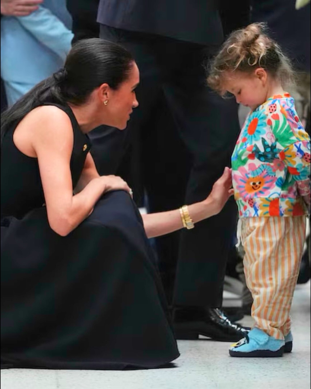 ميغان ماركل في زيارة مستشفى الأطفال في ملبورن (إنستغرام)