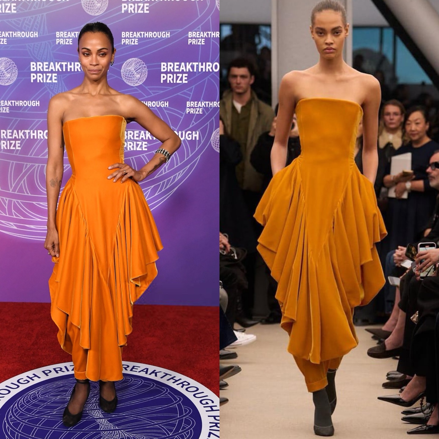 زوي سالدانا بتصميم علايا (إنستغرام)