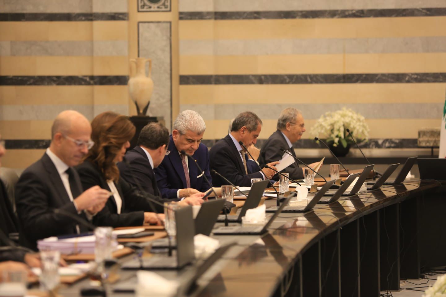 جلسة مجلس الوزراء في السرايا الحكومية (حسام شبارو).