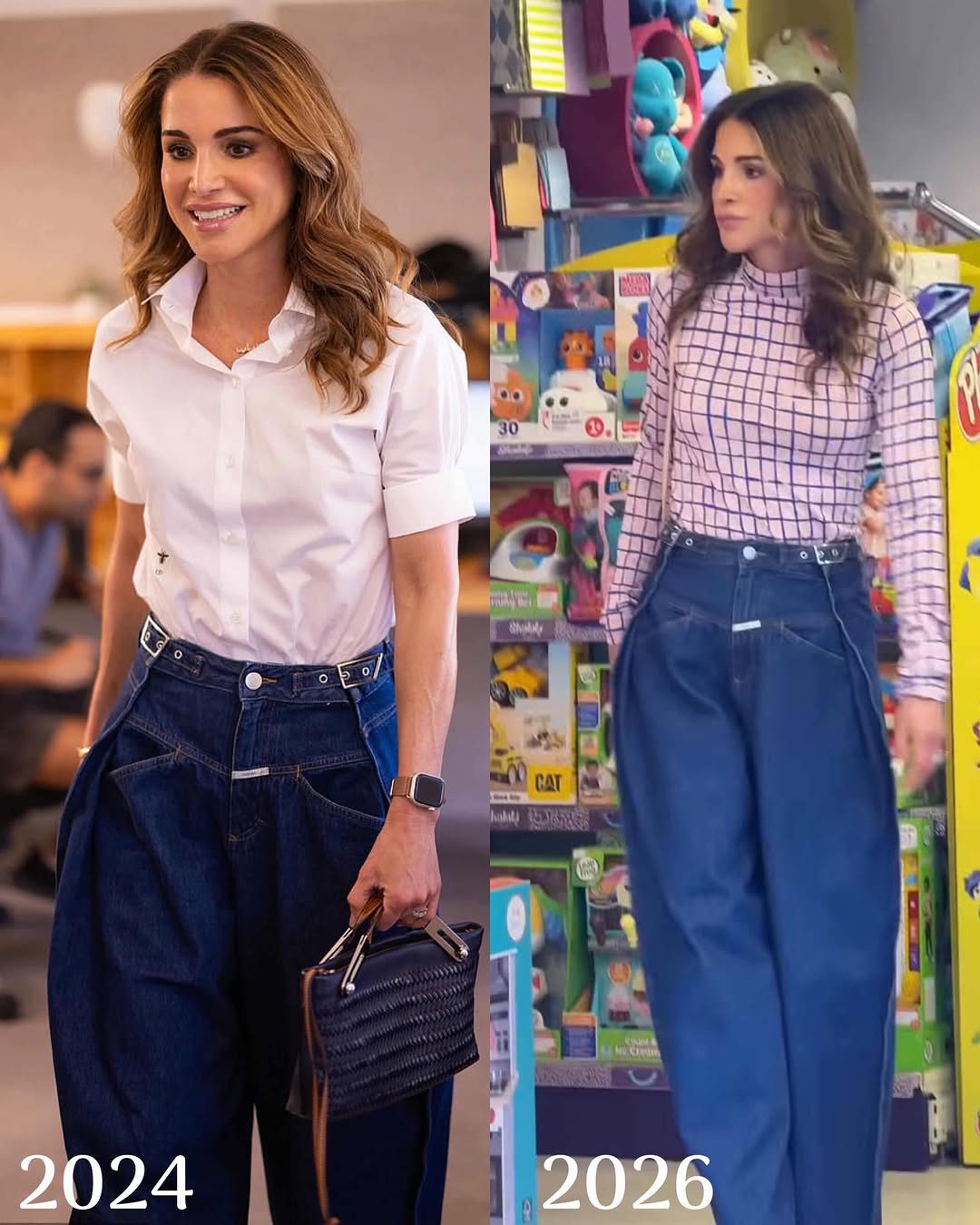 الملكة رانيا تكرر إطلالتها بين 2024 و2026 (انستغرام)