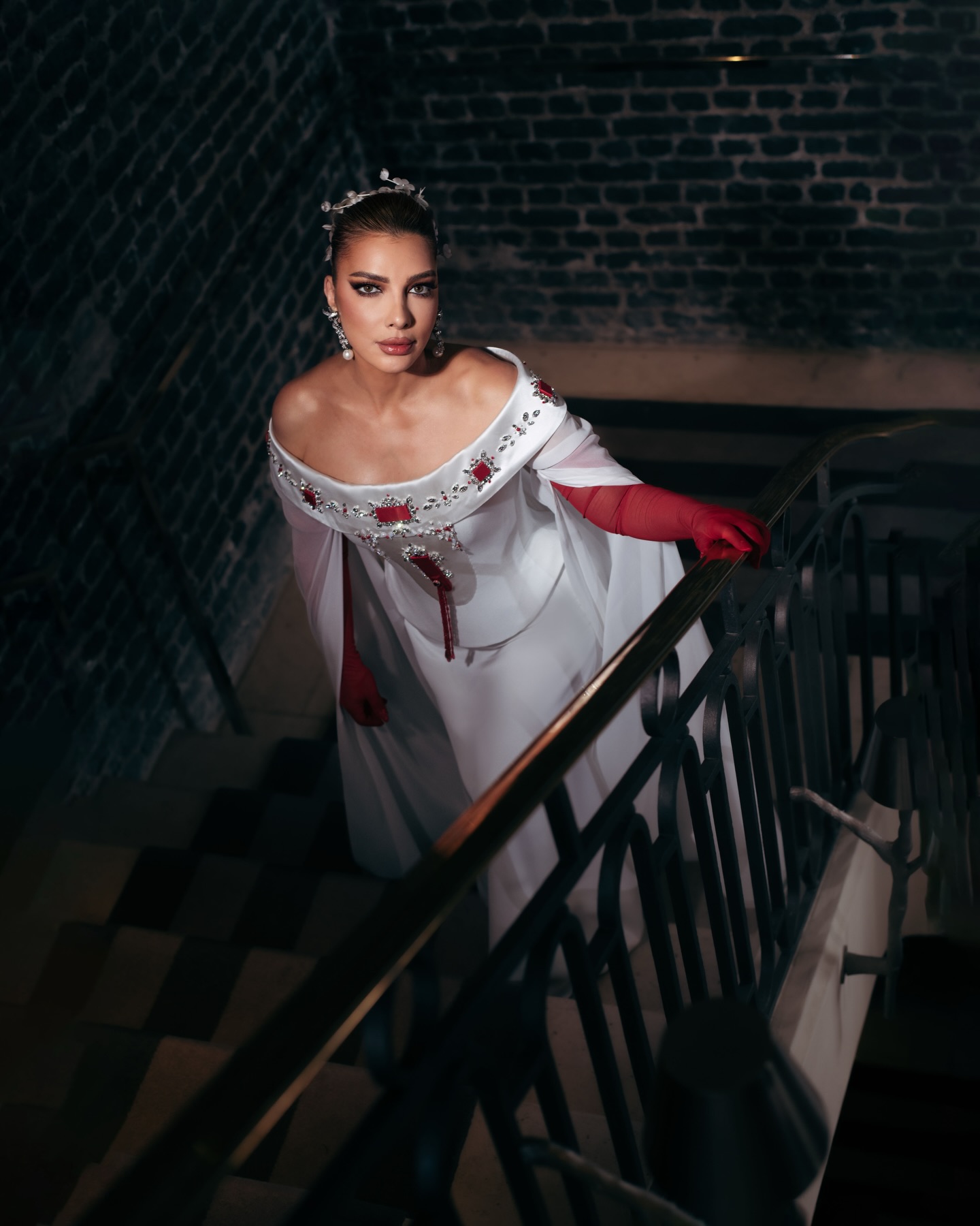 أصالة نصري بتصميم مثنى الحاج علي (تصوير محمد أحمد)