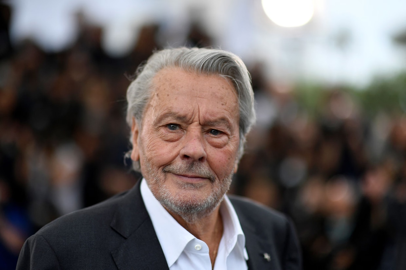 النجم السينمائي الراحل آلان دولون. (أ ف ب)