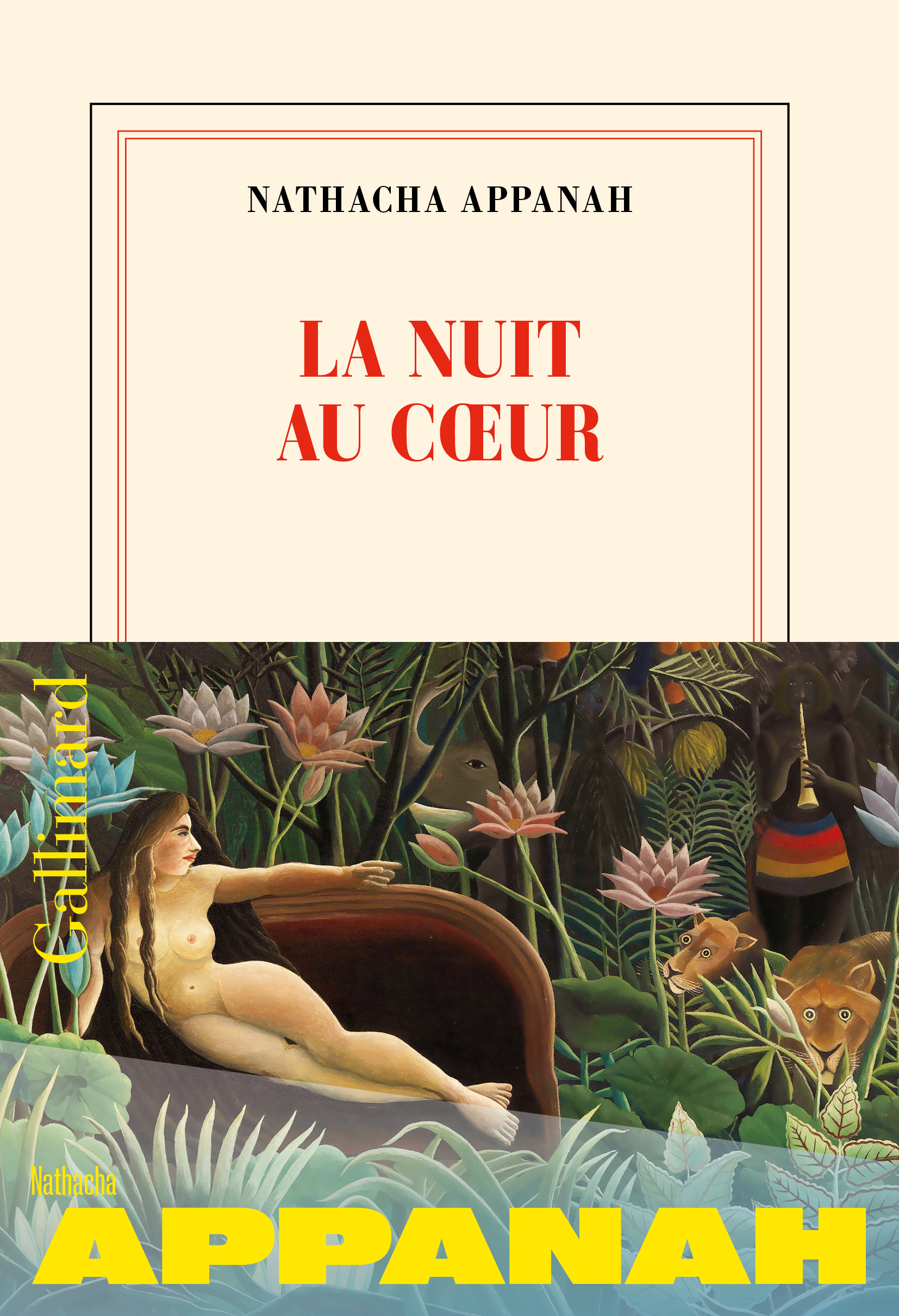 غلاف رواية La Nuit au Cœur لنتاشا أباناه. (Gallimard)