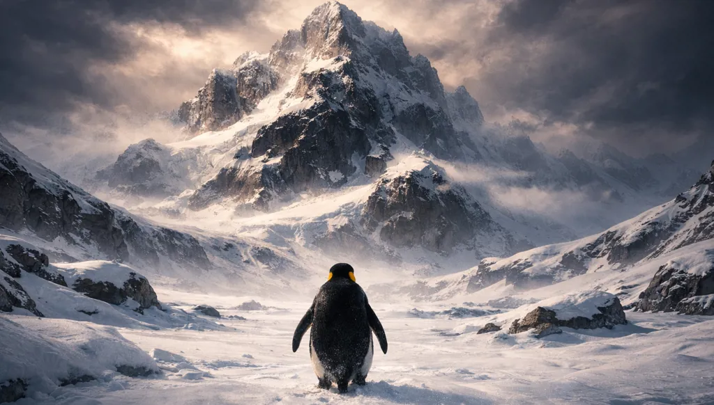 أن تمضي وحيداً كبطريق