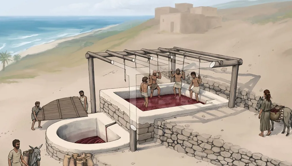 أَقدم معصرة عنَب للنبيذ في لبنان قبل 2600 سنة (1 من 2)