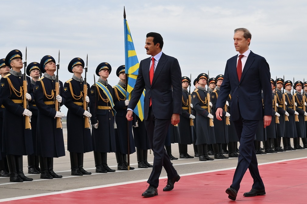 أمير قطر في روسيا (إكس).