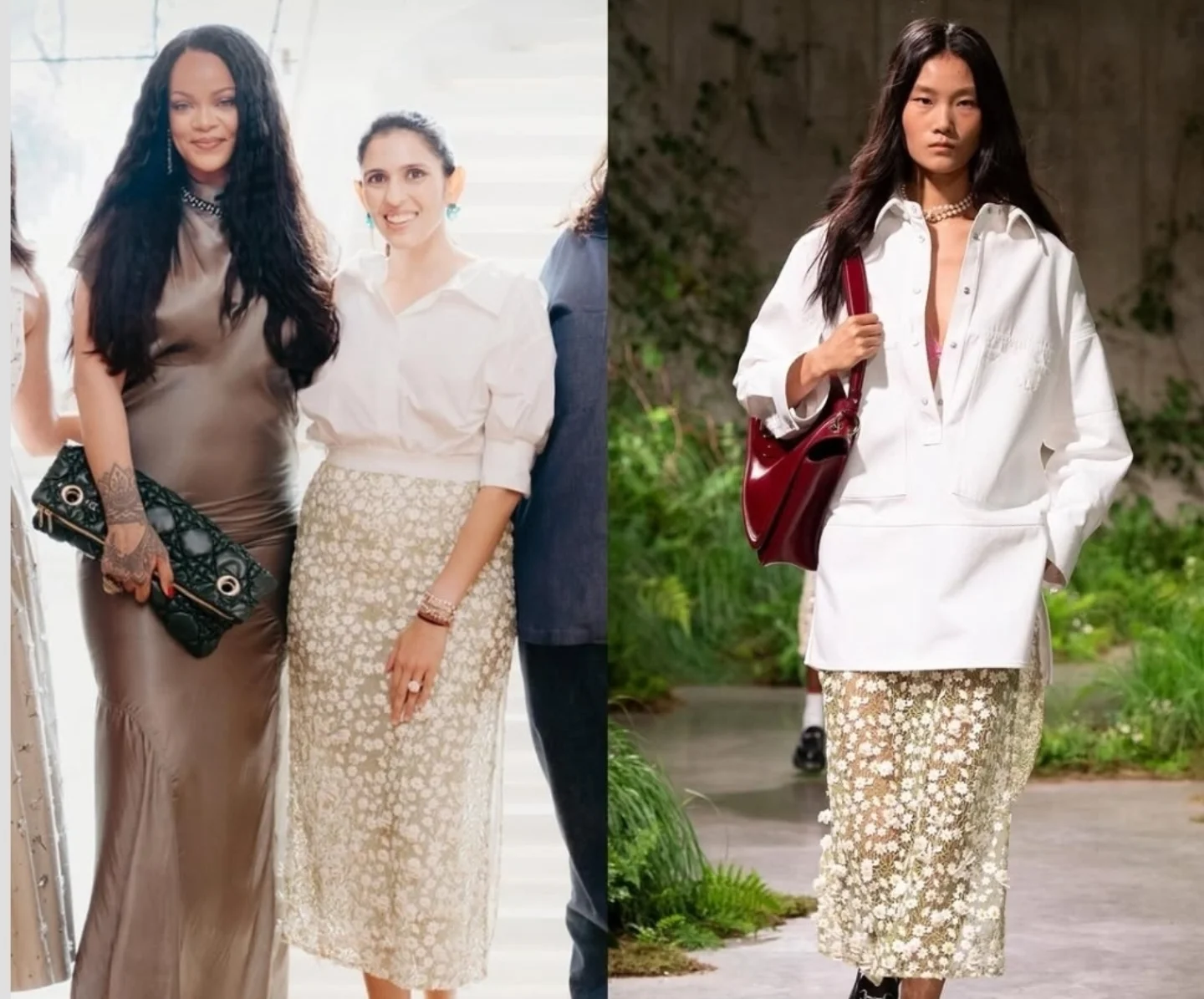 شلوكا أمباني مع ريهانا (إنستغرام)