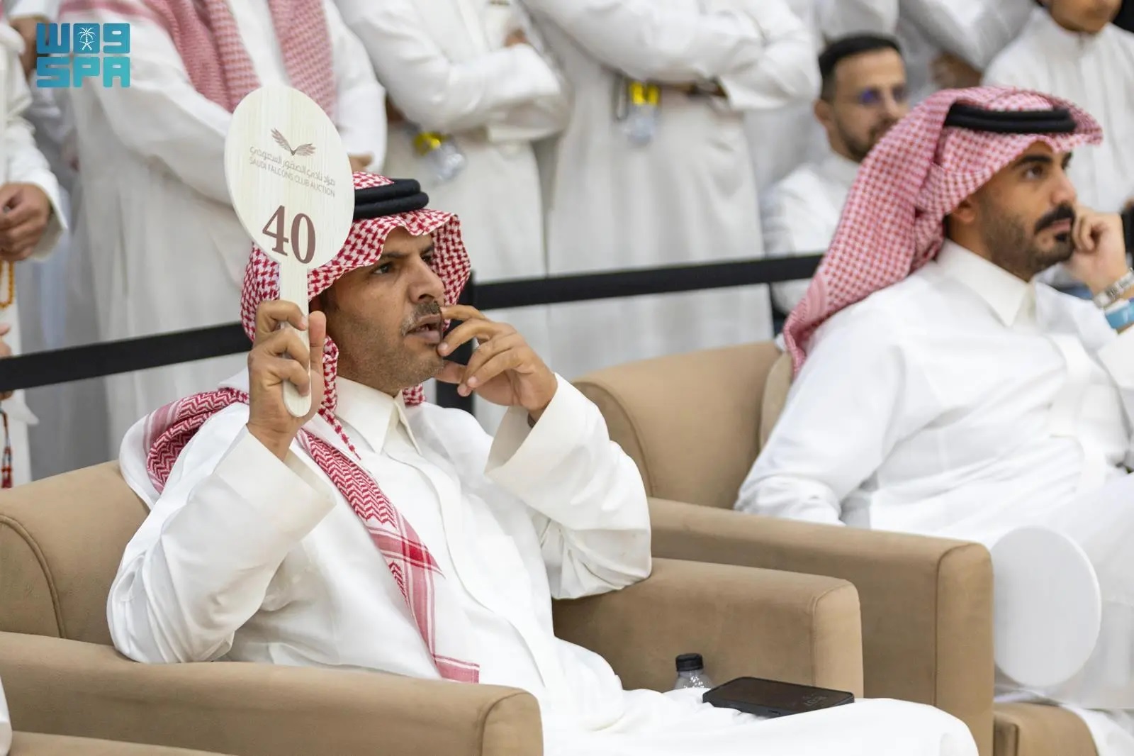 جانب من معرض الصقور والصيد السعودي الدولي 2025. (واس)