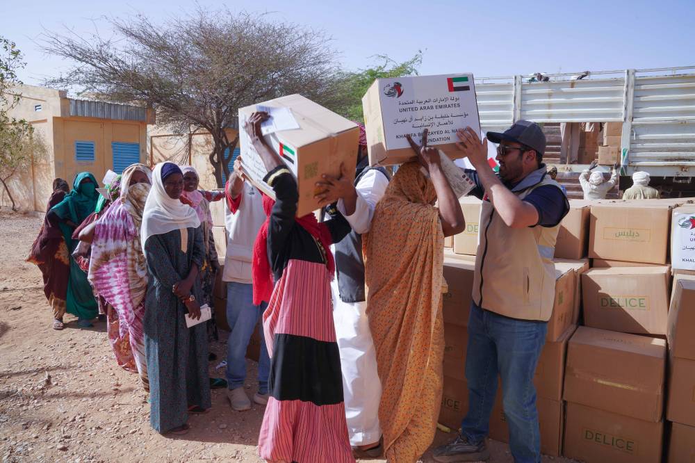 مساعدات إماراتية الى السودان
