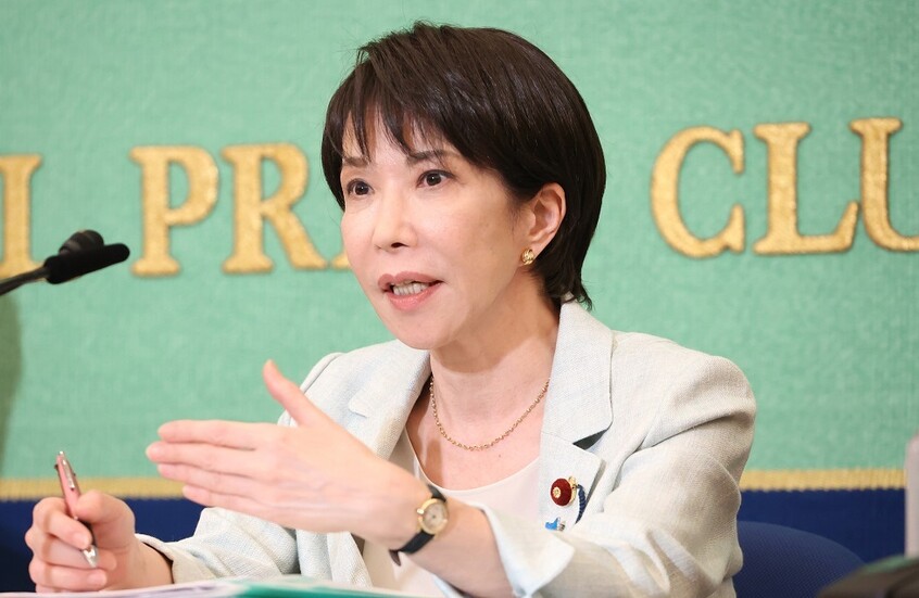 رئيسة الوزراء اليابانية ساناي تاكايتشي. (إكس)