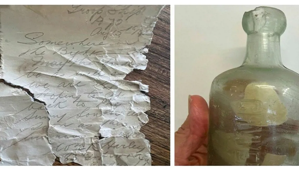 بعد أكثر من 100 عام... زجاجة تحمل حكاية جنديين من الحرب العالمية الأولى تعود إلى الشاطئ