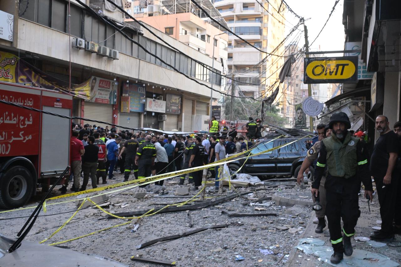 الشارع المستهدف في الضاحية (نبيل اسماعيل)