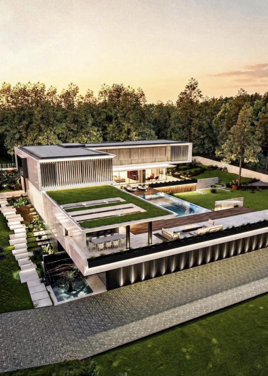 صورة لقصر رونالدو الذي عُرض للبيع من موقع موندو ديبورتيفو. (وكالات)