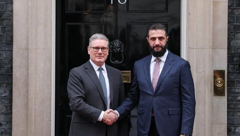 ستارمر يستقبل الشرع في لندن (صور - فيديو)