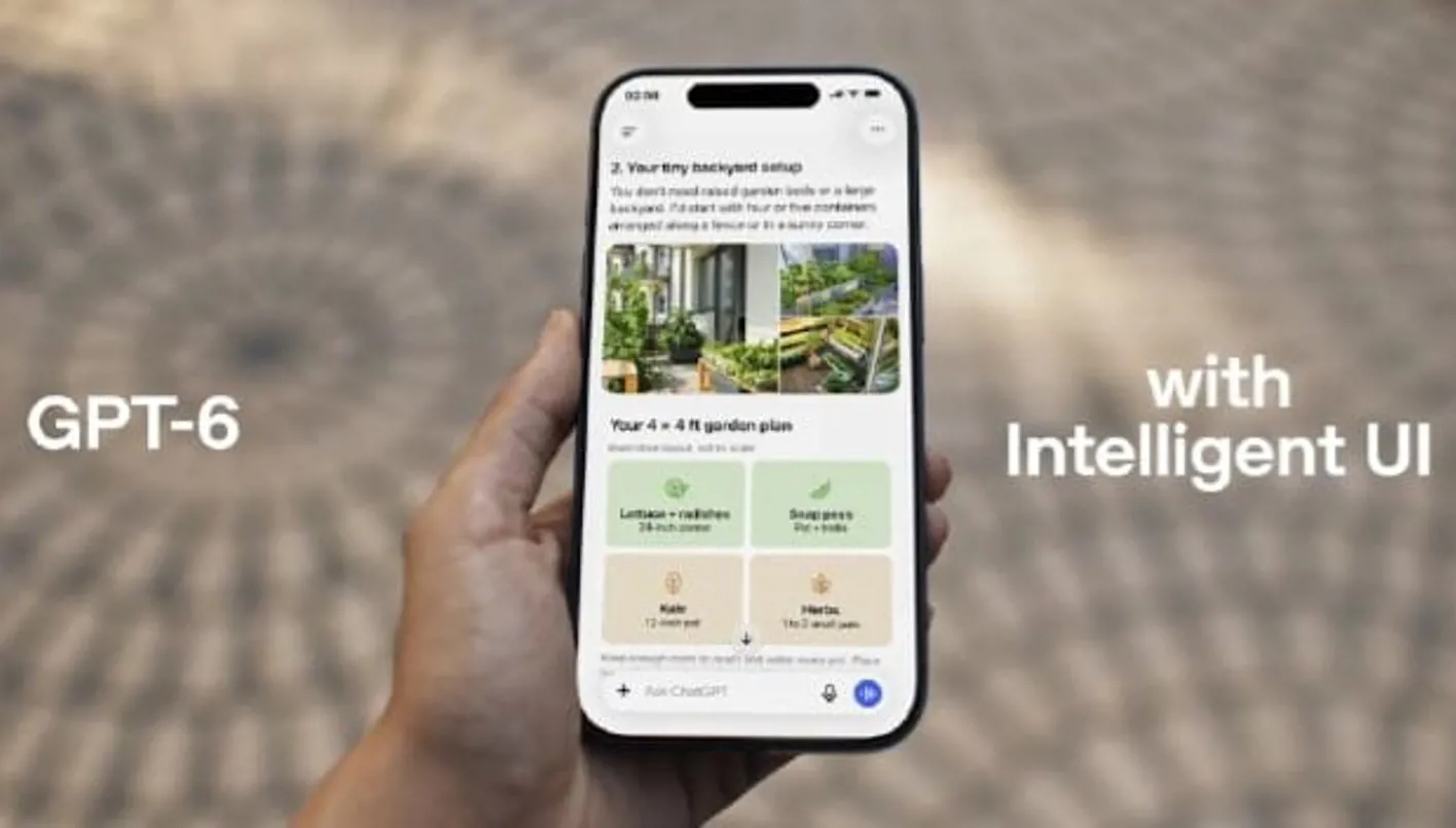"أوبن إيه آي" تطلق GPT-6 بواجهة Intelligent UI تغيّر تجربة شات "جي بي تي"