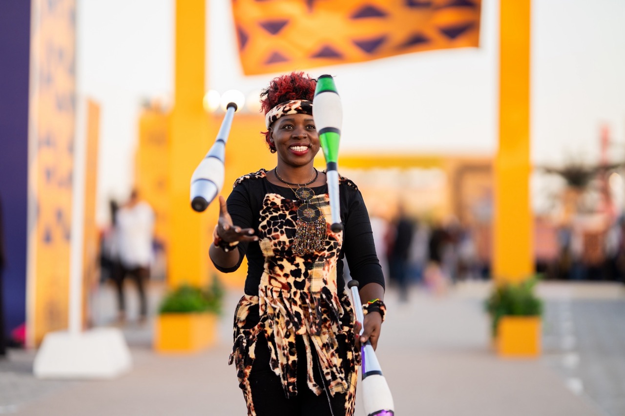 مشهد من النسخة السابقة من “مهرجان الشارقة للأدب الإفريقي