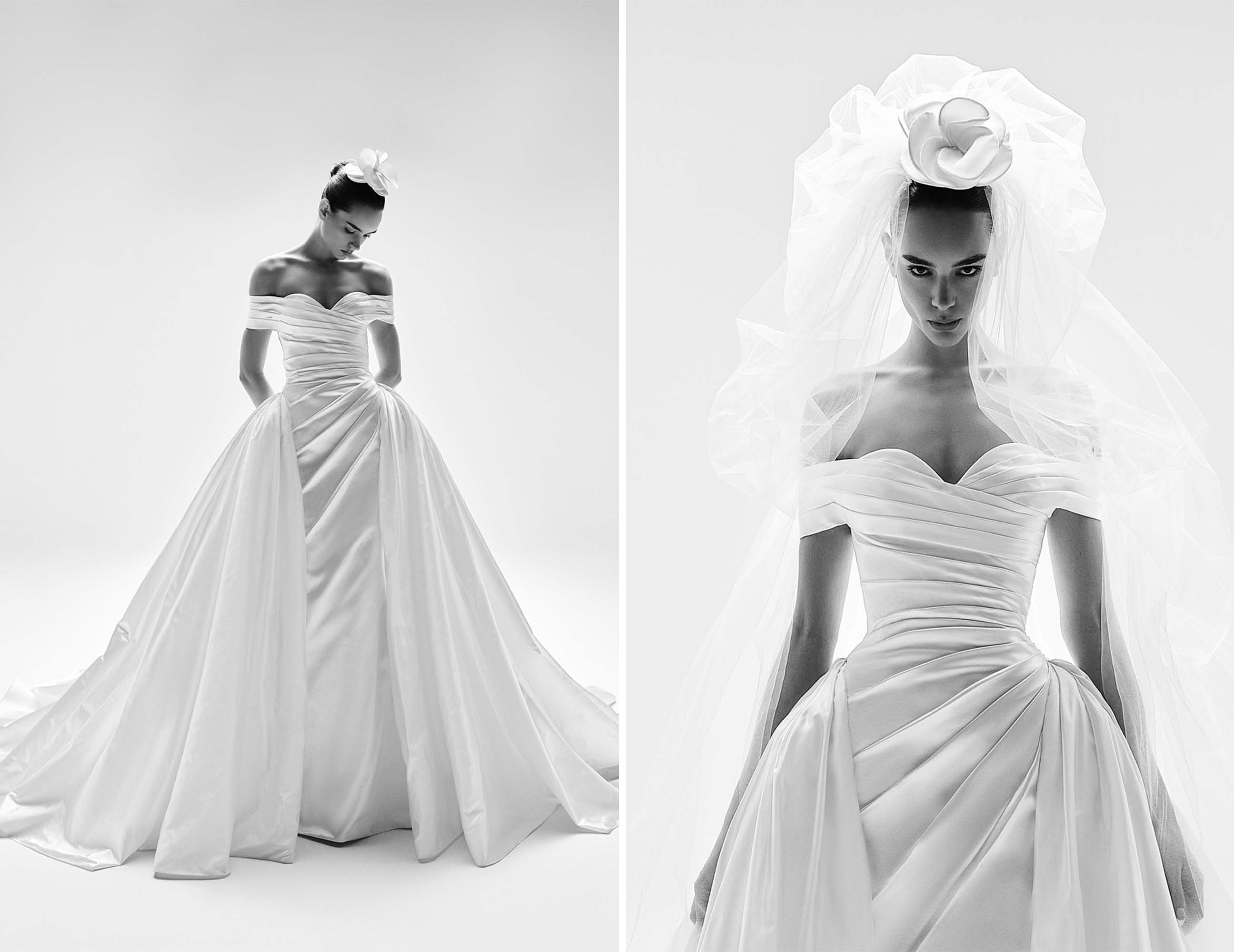 فستان ابيض لعروس 2026 بتوقيع زهير مراد (الموقع الإلكتروني الرسمي للمصمم)