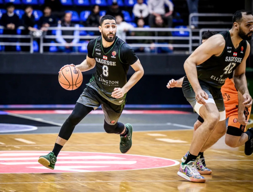 من مباراة الحكمة والوحدة. (فيبا)