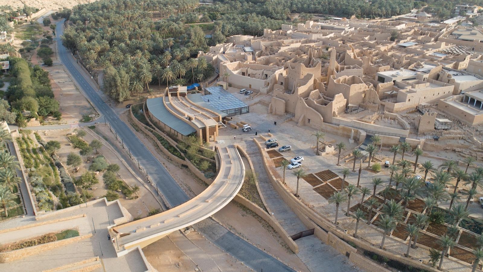 مشهد جوي للدرعية. (واس)