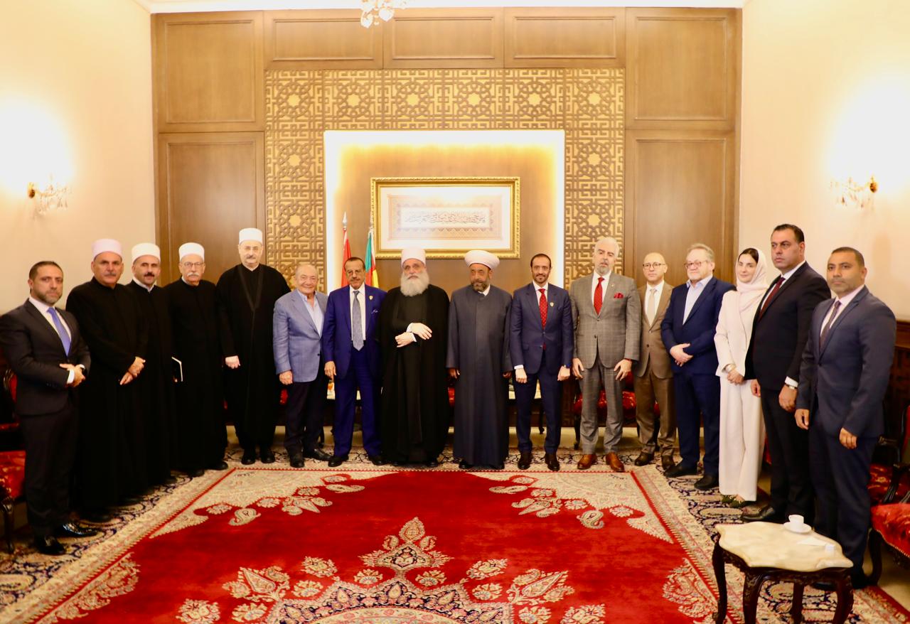 جانب من اللقاء (صورة مرفقة بالبيان).