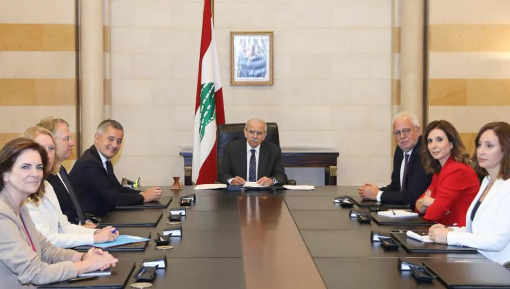 لقاء بين سلام ووزير العدل الفرنسي... بحث تطورات الجنوب ومستقبل الوجود الدولي